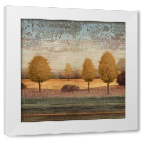 In Awe I White Modern Wood Framed Art Print by Williams, Gregory