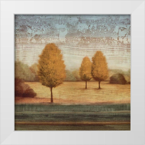 In Awe II White Modern Wood Framed Art Print by Williams, Gregory
