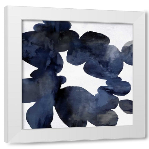 Enigmatic I White Modern Wood Framed Art Print by Carlson, Hannah