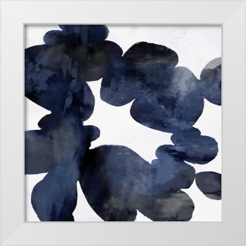 Enigmatic I White Modern Wood Framed Art Print by Carlson, Hannah