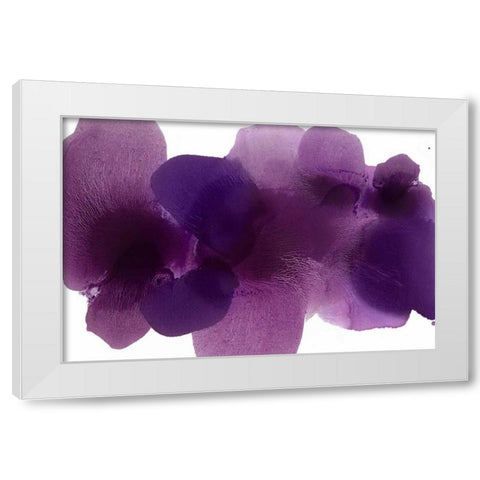 Continuous White Modern Wood Framed Art Print by Carlson, Hannah