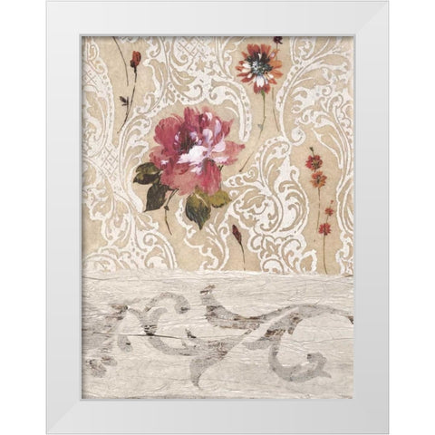 Panneau Neoclassique I White Modern Wood Framed Art Print by Simon, Helene