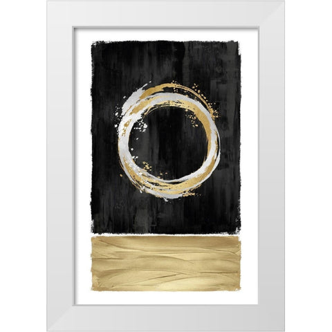 Inward Black II White Modern Wood Framed Art Print by Harris, Natalie