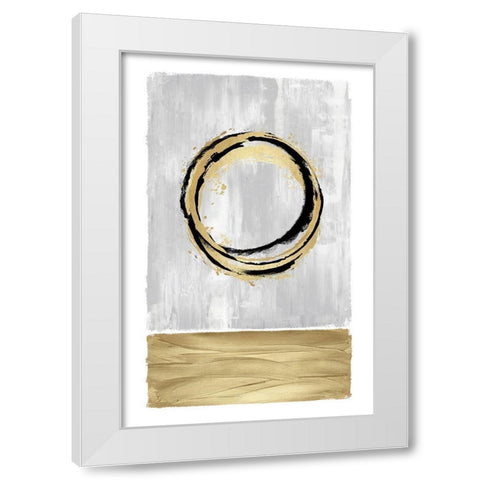 Inward White II White Modern Wood Framed Art Print by Harris, Natalie