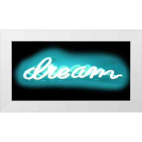 Neon Dream AB White Modern Wood Framed Art Print by Carr, Hailey