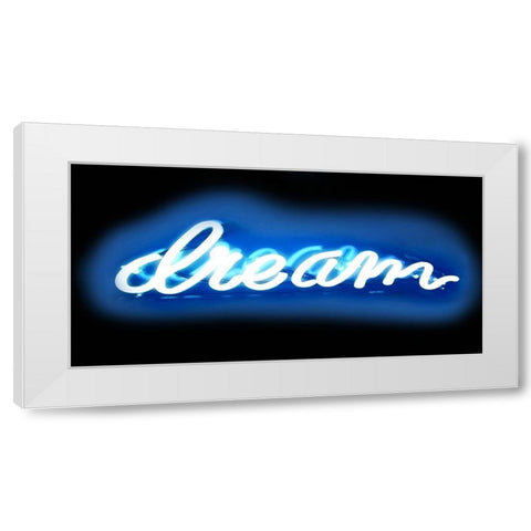 Neon Dream BB White Modern Wood Framed Art Print by Carr, Hailey