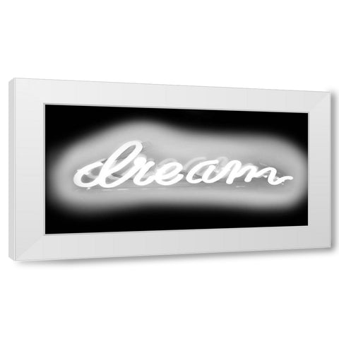 Neon Dream New WB White Modern Wood Framed Art Print by Carr, Hailey