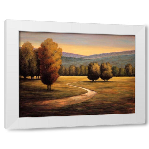 Brand New Day I White Modern Wood Framed Art Print by Leonard, Jeffrey