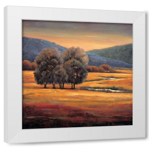 In All Its Glory I White Modern Wood Framed Art Print by Leonard, Jeffrey