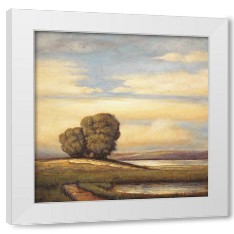 Reminisce I White Modern Wood Framed Art Print by Leonard, Jeffrey