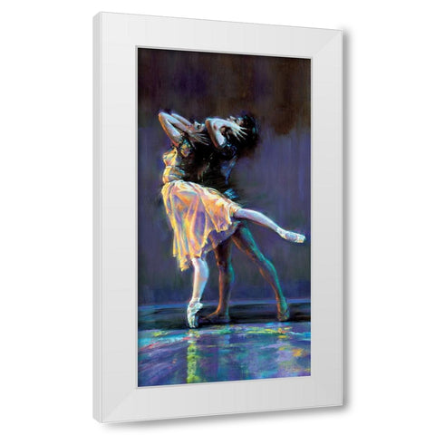 The Dream White Modern Wood Framed Art Print by Kam, Jin G.