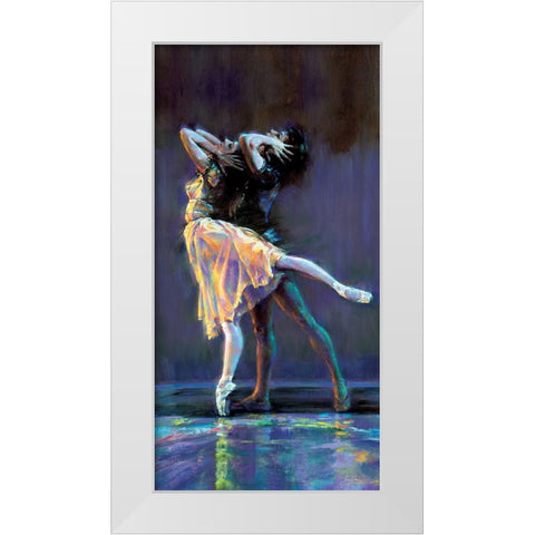 The Dream White Modern Wood Framed Art Print by Kam, Jin G.