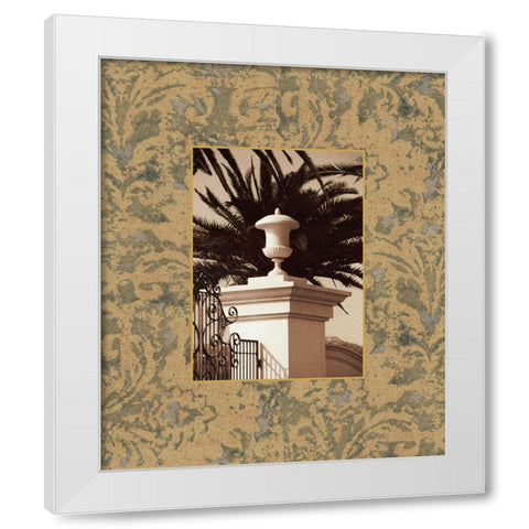 St. Regis II White Modern Wood Framed Art Print by Seba, John