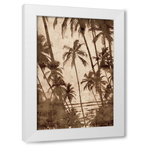Trade Winds I White Modern Wood Framed Art Print by Seba, John