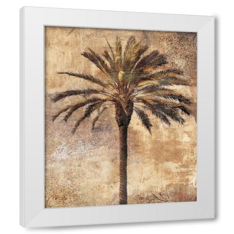 Majestic I White Modern Wood Framed Art Print by Seba, John