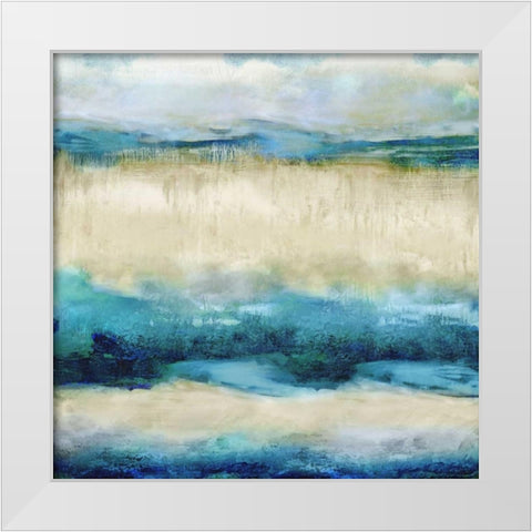 Close To the Edge I White Modern Wood Framed Art Print by Blake, Jaden