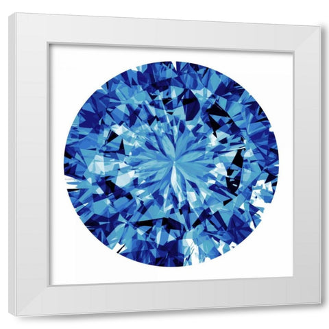 Shine On in Blue White Modern Wood Framed Art Print by Tatum, Jan