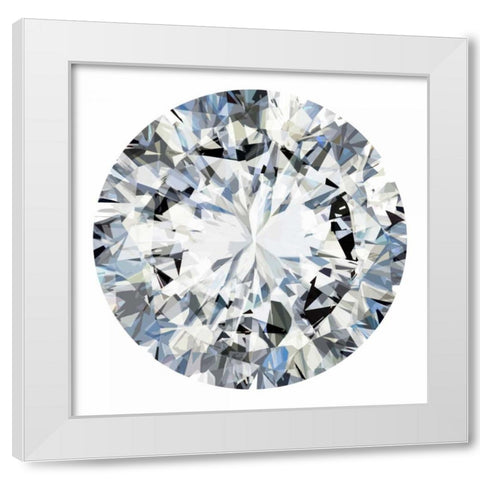 Shine On II White Modern Wood Framed Art Print by Tatum, Jan