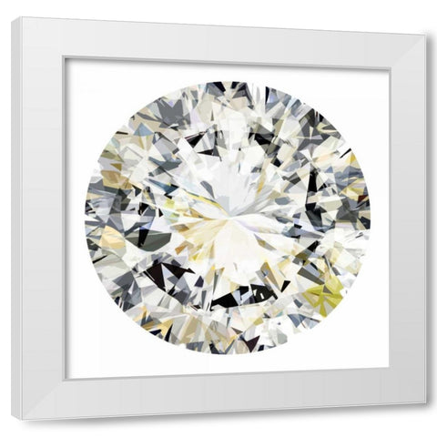 Shine On III White Modern Wood Framed Art Print by Tatum, Jan