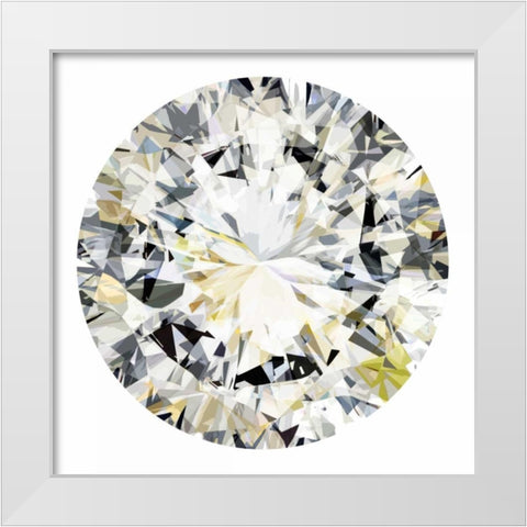 Shine On III White Modern Wood Framed Art Print by Tatum, Jan