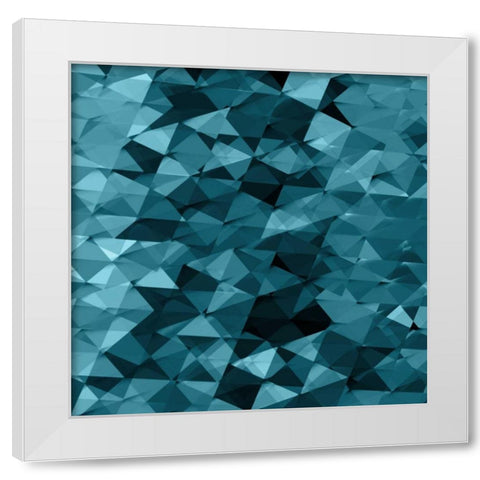 Geometric Squared III White Modern Wood Framed Art Print by Tatum, Jan