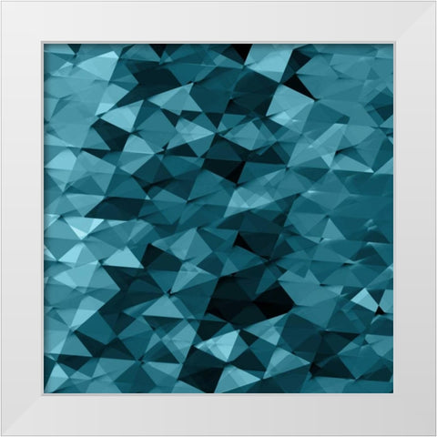 Geometric Squared III White Modern Wood Framed Art Print by Tatum, Jan