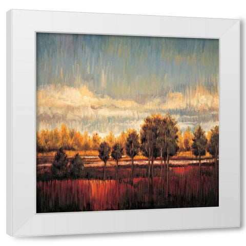 Quiet River II White Modern Wood Framed Art Print by Bryant, James