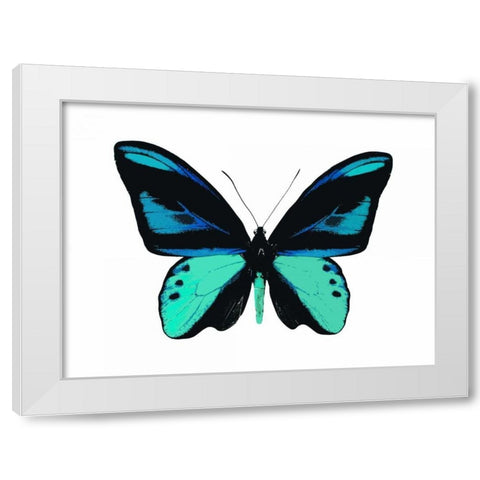 Vibrant Butterfly I White Modern Wood Framed Art Print by Bosco, Julia
