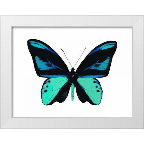 Vibrant Butterfly I White Modern Wood Framed Art Print by Bosco, Julia