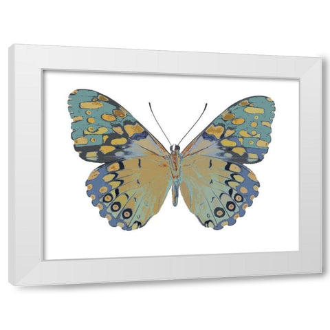 Butterfly in Amethyst II White Modern Wood Framed Art Print by Bosco, Julia