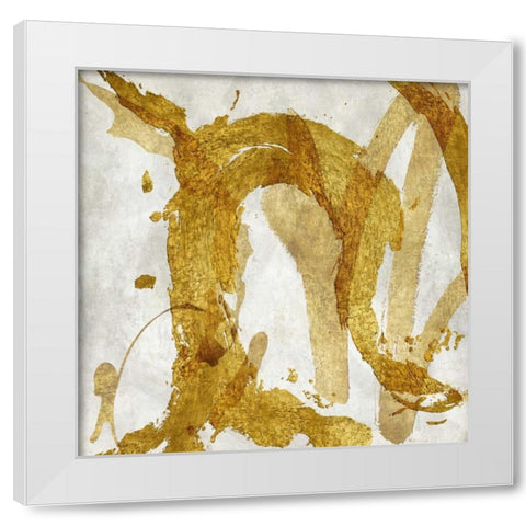 Jubilant I White Modern Wood Framed Art Print by Davila, Jordan