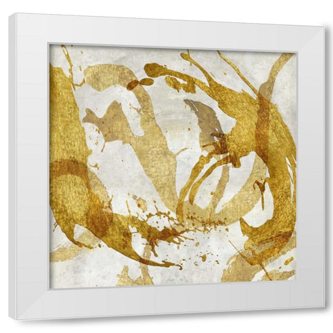 Jubilant II White Modern Wood Framed Art Print by Davila, Jordan