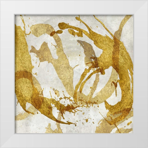 Jubilant II White Modern Wood Framed Art Print by Davila, Jordan
