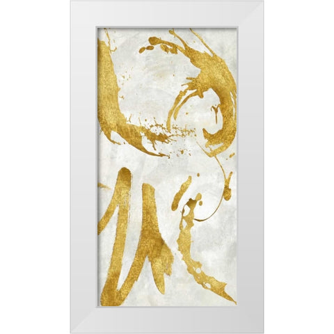 Exuberant II White Modern Wood Framed Art Print by Davila, Jordan