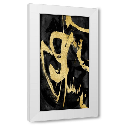 Rambunctious II White Modern Wood Framed Art Print by Davila, Jordan