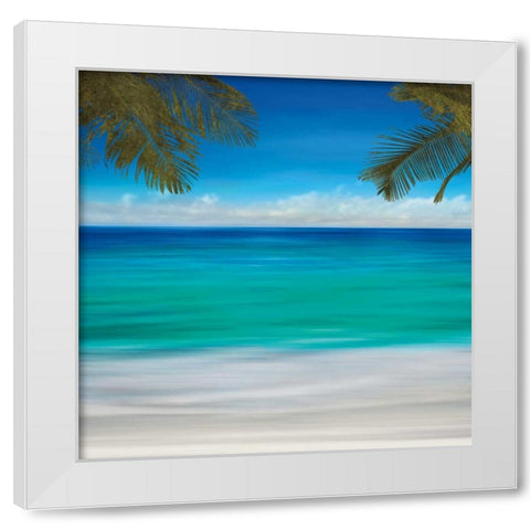 Paradise I White Modern Wood Framed Art Print by Bailey, Jennifer