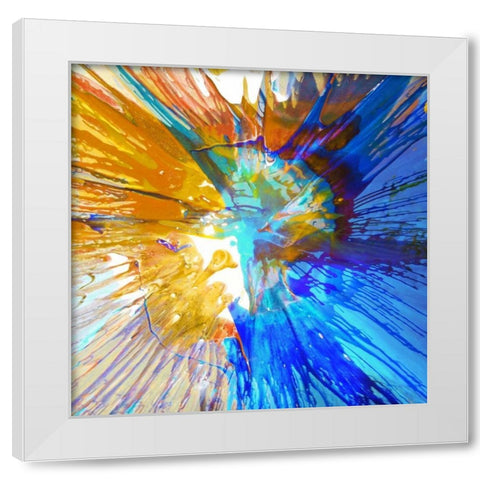 Not Shy I White Modern Wood Framed Art Print by Evans, Josh