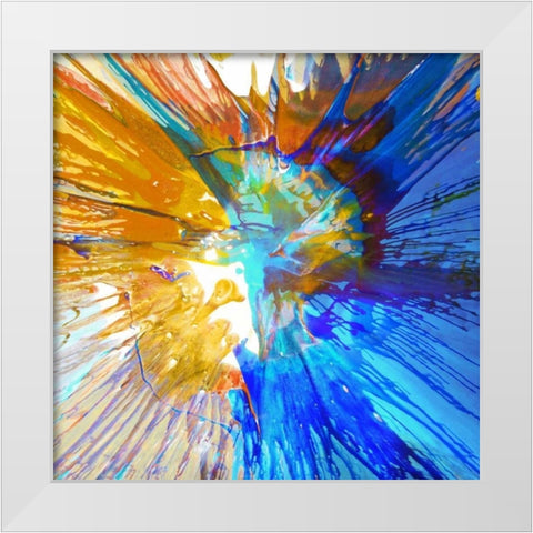 Not Shy I White Modern Wood Framed Art Print by Evans, Josh