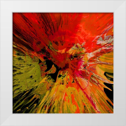 Not Shy III White Modern Wood Framed Art Print by Evans, Josh