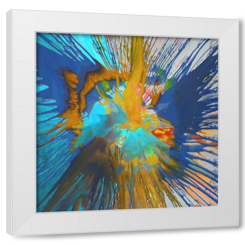 Not Shy V White Modern Wood Framed Art Print by Evans, Josh