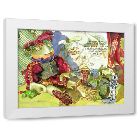 Got Bugs White Modern Wood Framed Art Print by Koenig, Judy