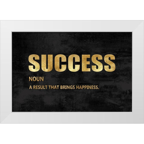 Success in Gold White Modern Wood Framed Art Print by MacDowell, Jamie