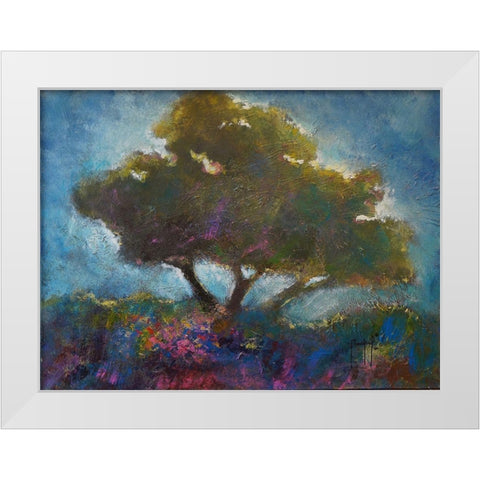 Life tree White Modern Wood Framed Art Print by Foster, Joseph Marshal