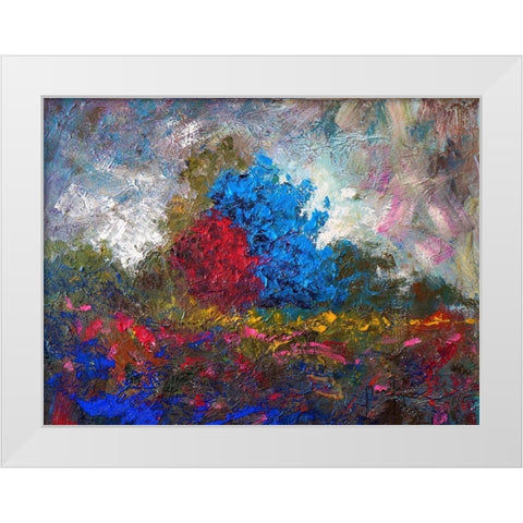 Landscape II White Modern Wood Framed Art Print by Foster, Joseph Marshal