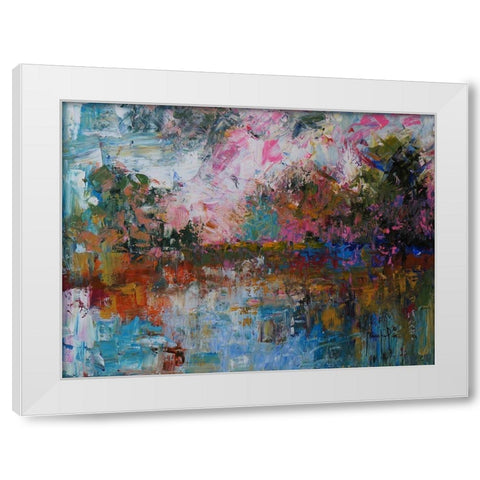 Landscape IV White Modern Wood Framed Art Print by Foster, Joseph Marshal