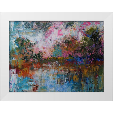 Landscape IV White Modern Wood Framed Art Print by Foster, Joseph Marshal