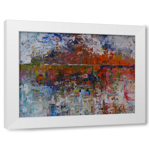 Horizon I White Modern Wood Framed Art Print by Foster, Joseph Marshal