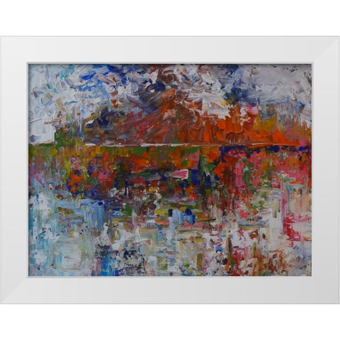 Horizon I White Modern Wood Framed Art Print by Foster, Joseph Marshal