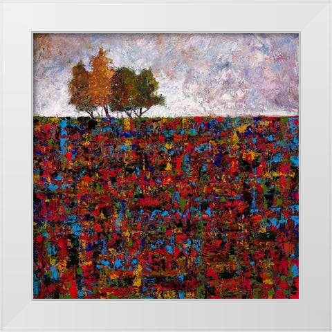 High Rise White Modern Wood Framed Art Print by Foster, Joseph Marshal