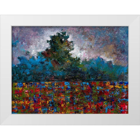 Trees for days White Modern Wood Framed Art Print by Foster, Joseph Marshal